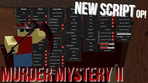 Toradh íomhá ar Murder Mystery 2 Script Pastebin 2021