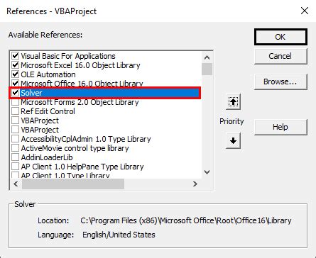 Image result for VBA Solver Function