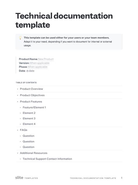 Image result for Technical Document Example