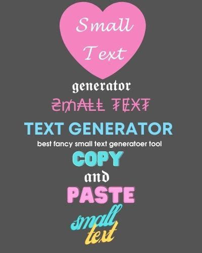 Image result for Small Text Generator