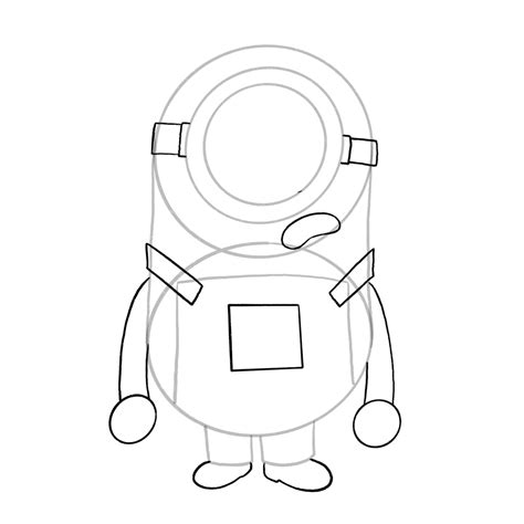 Image result for Draw a 3D Minion