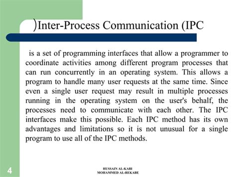 Image result for Interprocess Communication OS Concept Map