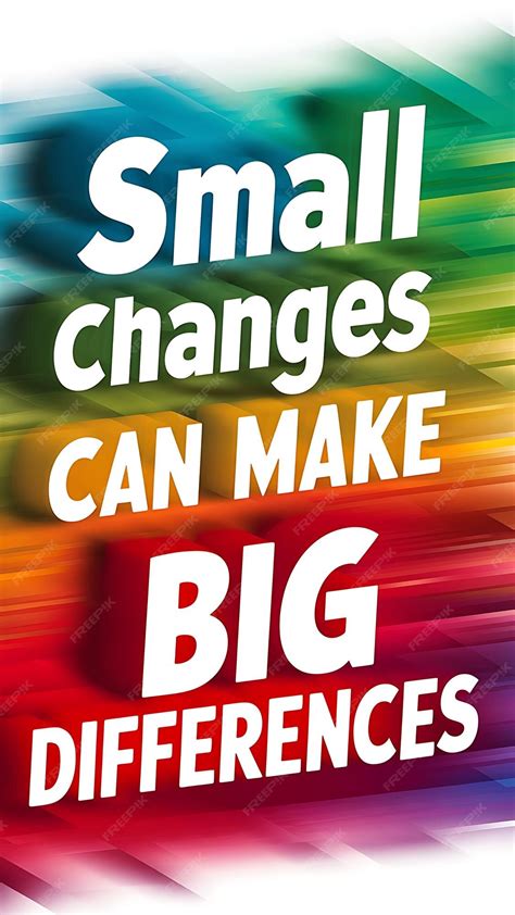 Image result for Small Changes Add Up