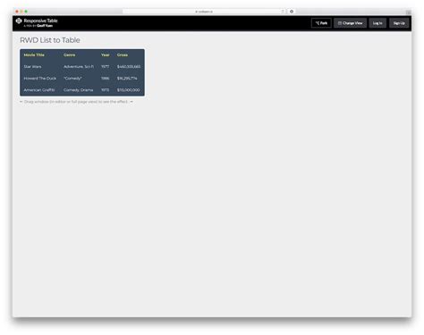 Image result for Nice HTML Templates That Outputs a Table