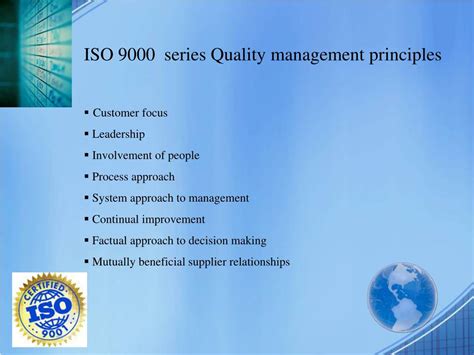 Image result for ISO 9000 Quality Management Principles
