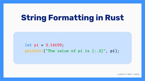 Toradh íomhá ar Rust String Types