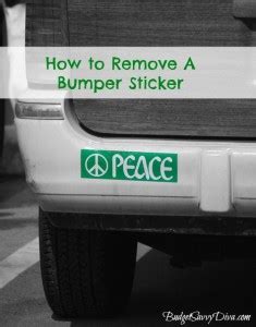 Image result for Removing Bumper-Sticker