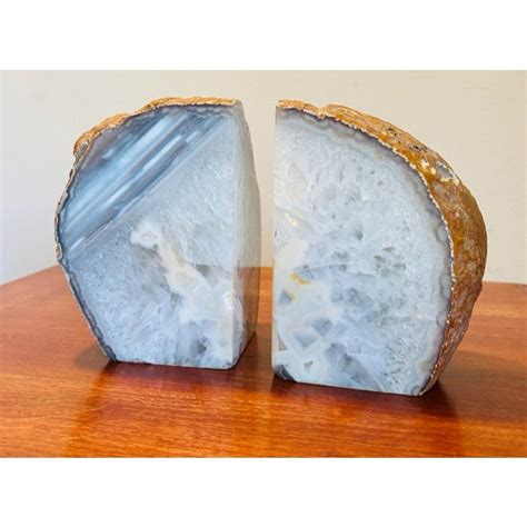 Toradh íomhá ar Quartz Geode Bookends