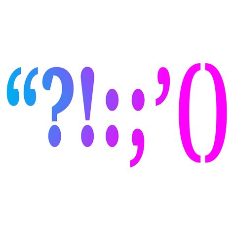 Image result for Punctuation Types