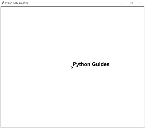 Write Command Python Turtle に対する画像結果