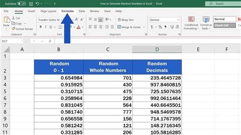 Excel Spreadsheet with Random Numbers に対する画像結果