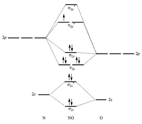 Image result for Mot Diagram of Nitrogen