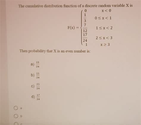 Image result for Cummulative Distribution Function of Discrete Random Variable