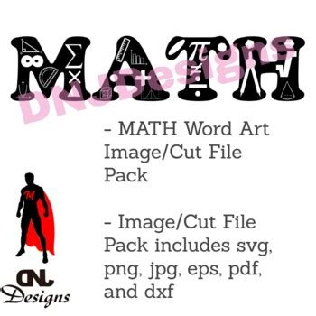 Toradh íomhá ar Math Word Art