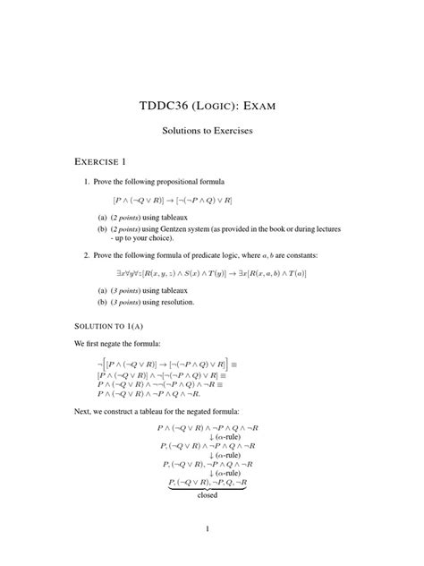 Logic Exam Example に対する画像結果