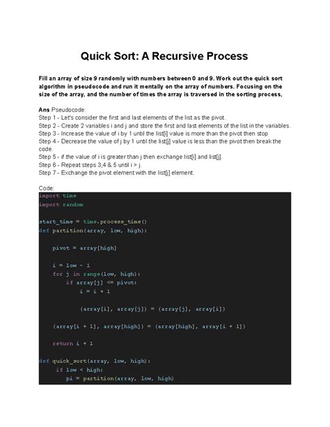 Quick Sort Algorithm Recursive Tree に対する画像結果
