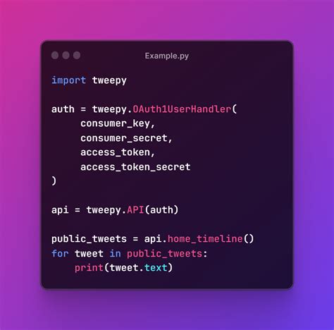 Tweepy API に対する画像結果