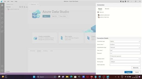 Image result for How to Create a MySQL Database in Azure Data Studio