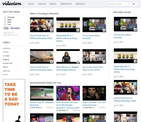 Image result for Blogger Video Template