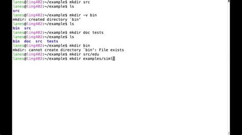 Mkdir Example Cmd に対する画像結果