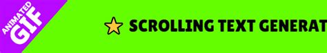 Image result for Scrolling Text Generator GIF