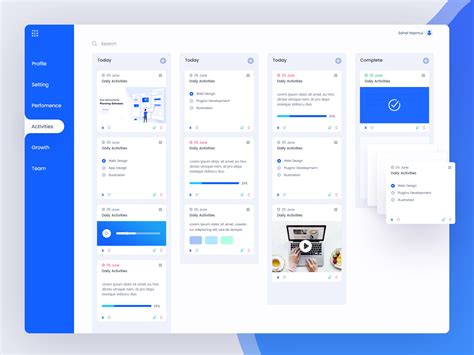 Task Management Dashboard First Page Ideas に対する画像結果