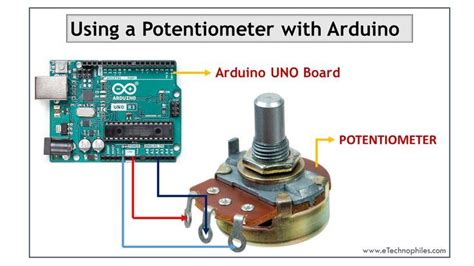 Image result for Arduino Uno Gold Potentiometer