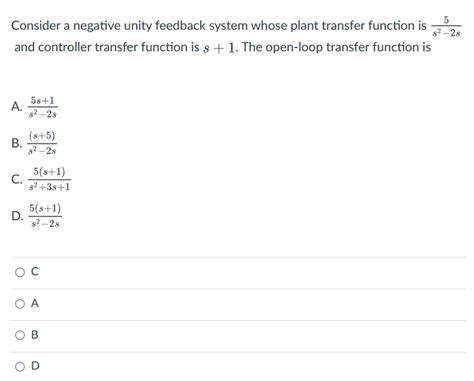 Unity Feedback System Transfer Function に対する画像結果