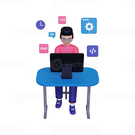 Image result for Developer 3D Vector Image