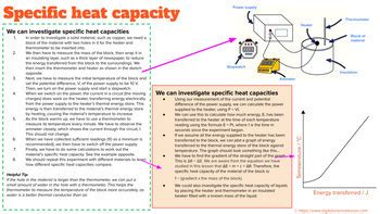 Image result for Specific Heat Capacity of Different Materials