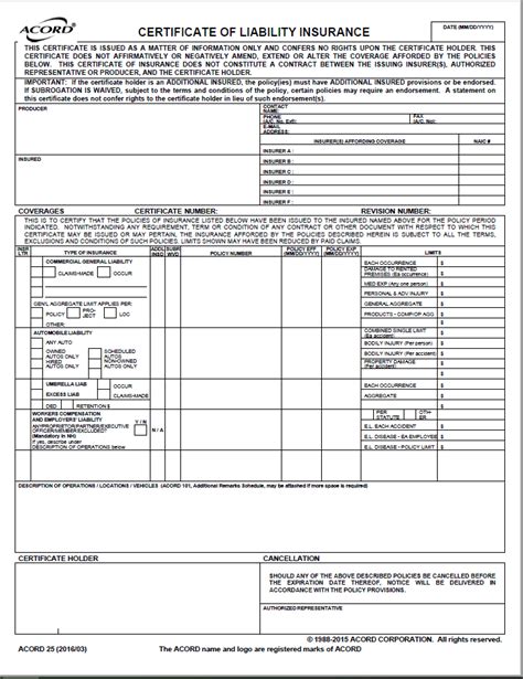 Acord Form Example に対する画像結果