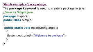 Create Package in Java に対する画像結果