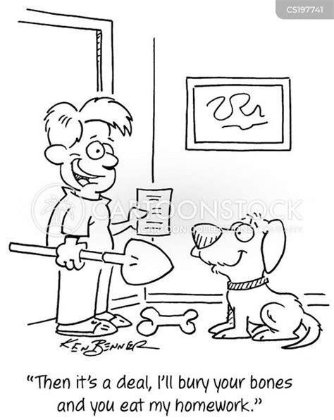 Dog Ruining Homework Cartoon に対する画像結果