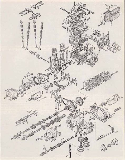 Toradh íomhá ar Twin H Engine Exploded View