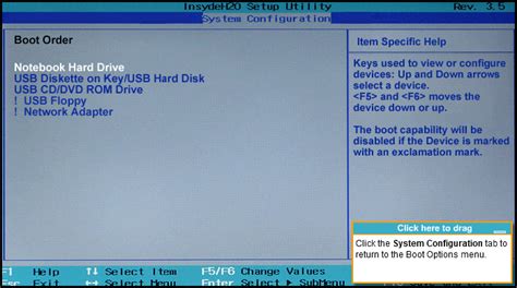 Image result for HP Boot Options