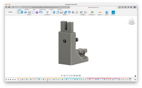 3D Printed Clamp Fusion 360 Tutorial に対する画像結果