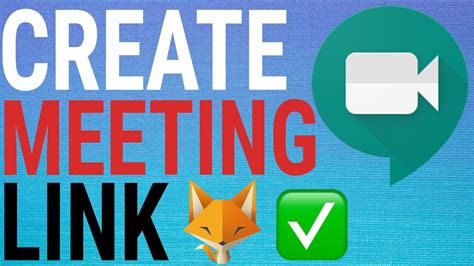 Image result for Google Meet Link Create