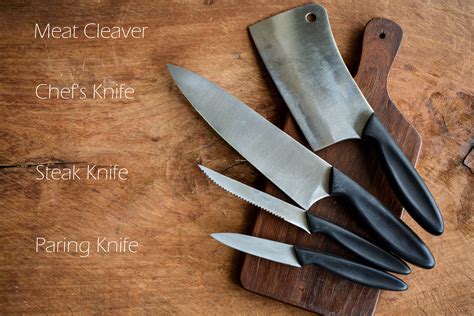 Image result for Basic Kitchen Knives