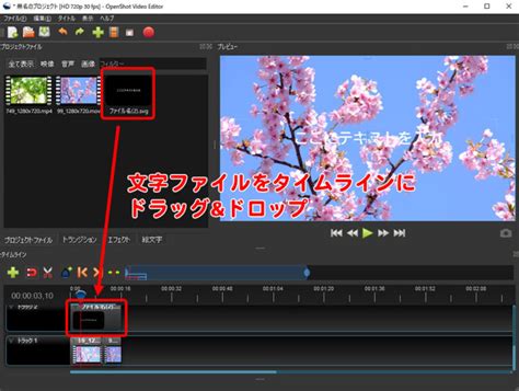 OpenShot Editing に対する画像結果