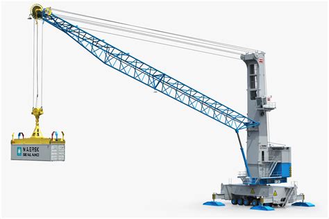 Berth Crane 3D Model ਲਈ ਪ੍ਰਤੀਬਿੰਬ ਨਤੀਜਾ