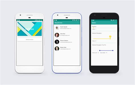 Image result for Material UI in Android Java