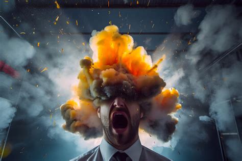 Image result for Exploding Head Blue