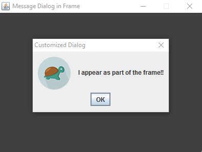 Image result for Show Message Dialog Java