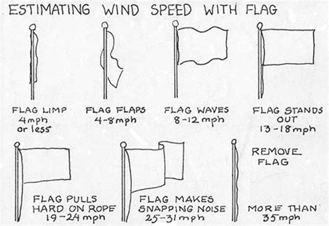 Image result for Wind Speed Flag Chart