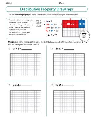 Image result for Distributive Property 3rd Grade Math PPT
