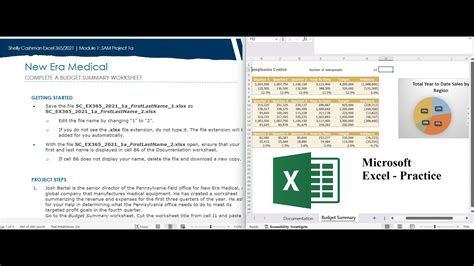 Toradh íomhá ar Excel Module 3 Sam Project A