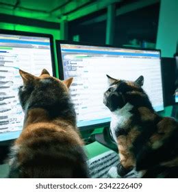 Cat Coding Blue Screen-এর ছবি ফলাফল