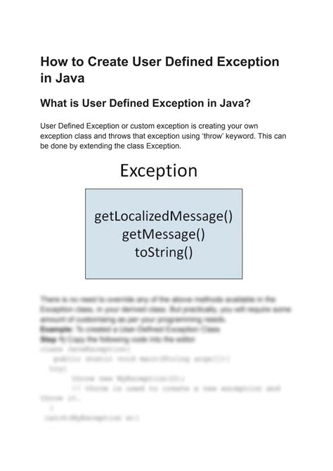 Image result for Practical Project User-Defined Exception in GitHub