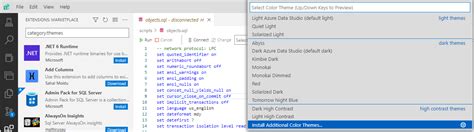 Image result for Azure Data Studio Color Theme