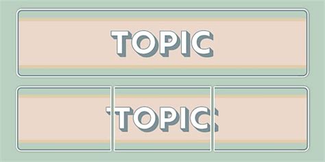 Image result for Our Topic. Display Sign